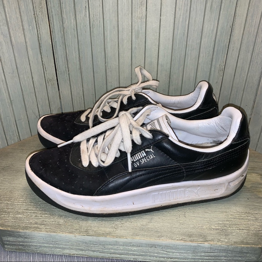 Puma Black & White GV Special Sneakers 6.5